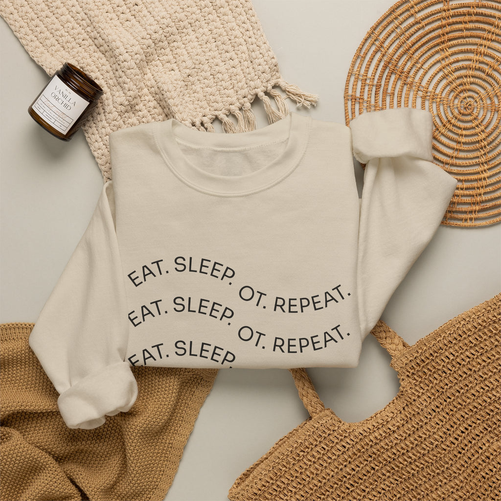Eat. Sleep. OTP Repeat. Crewneck Sweatshirt