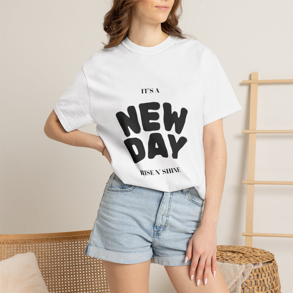 New Day Graphic T-Shirt — "It's a New Day" Inspirational Tee